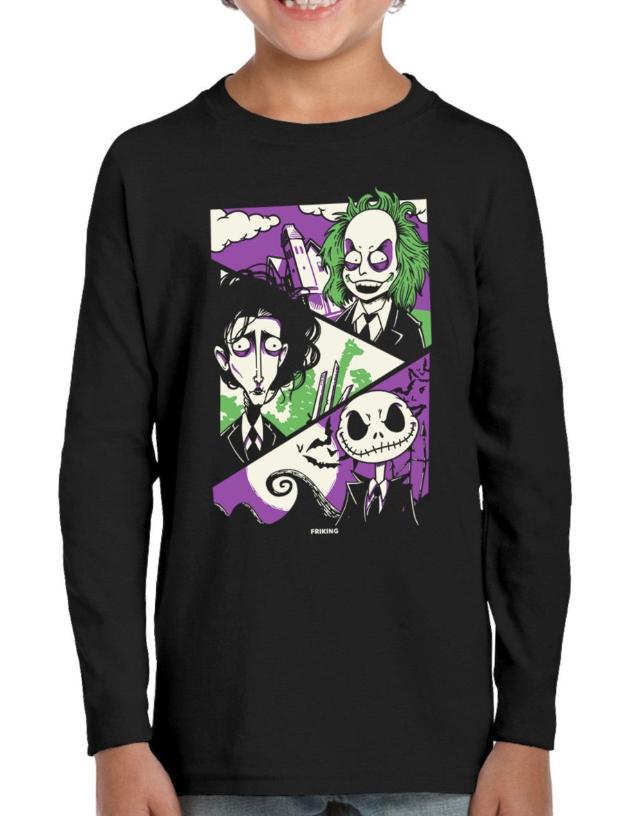 Friking Creepy Suits - 61 | Camisetas Manga Larga Nino