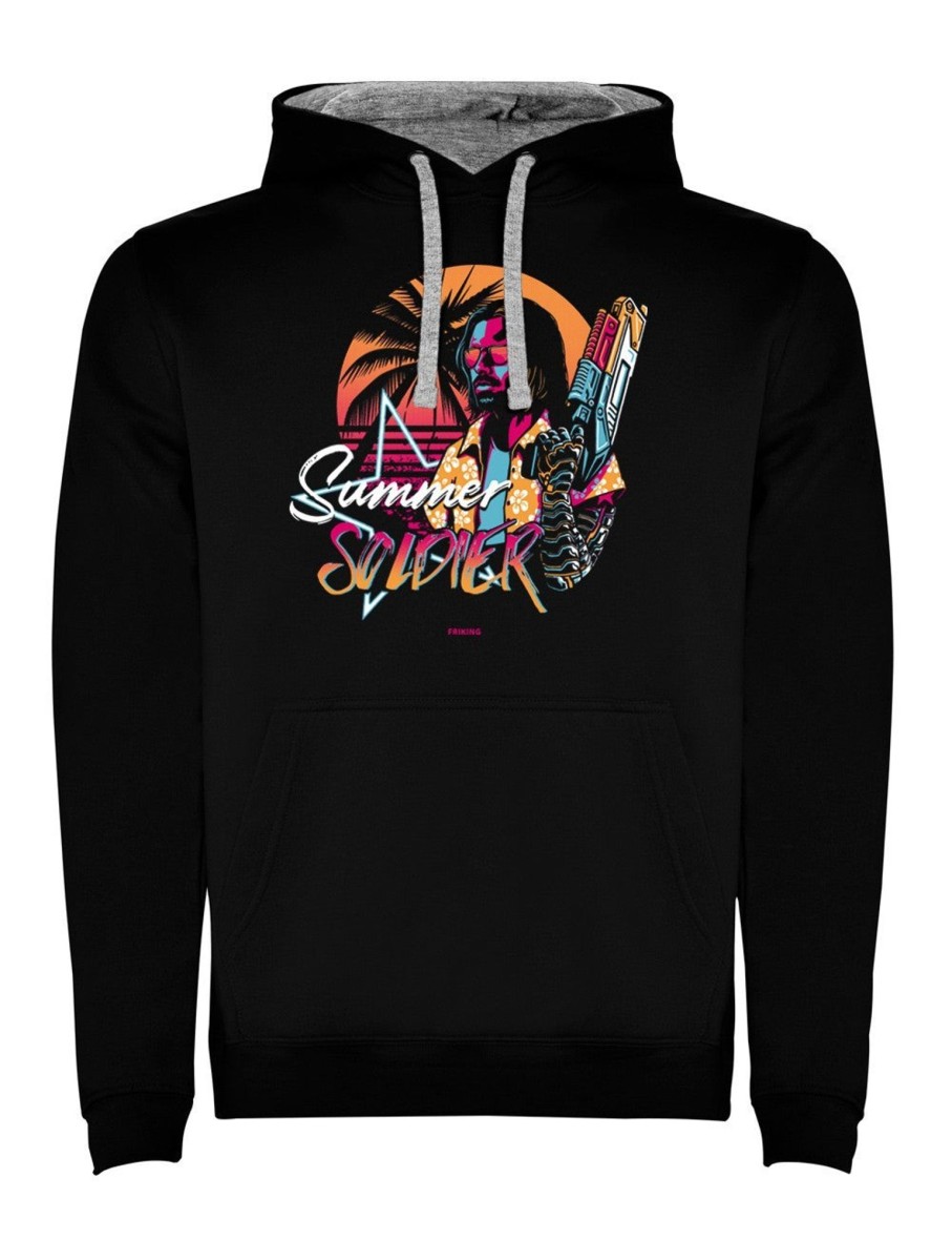 Friking Summer Soldier - 180 | Sudaderas Con Capucha Uni