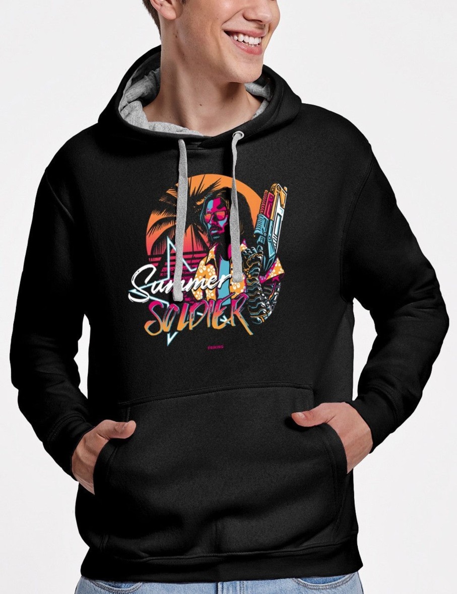 Friking Summer Soldier - 180 | Sudaderas Con Capucha Uni