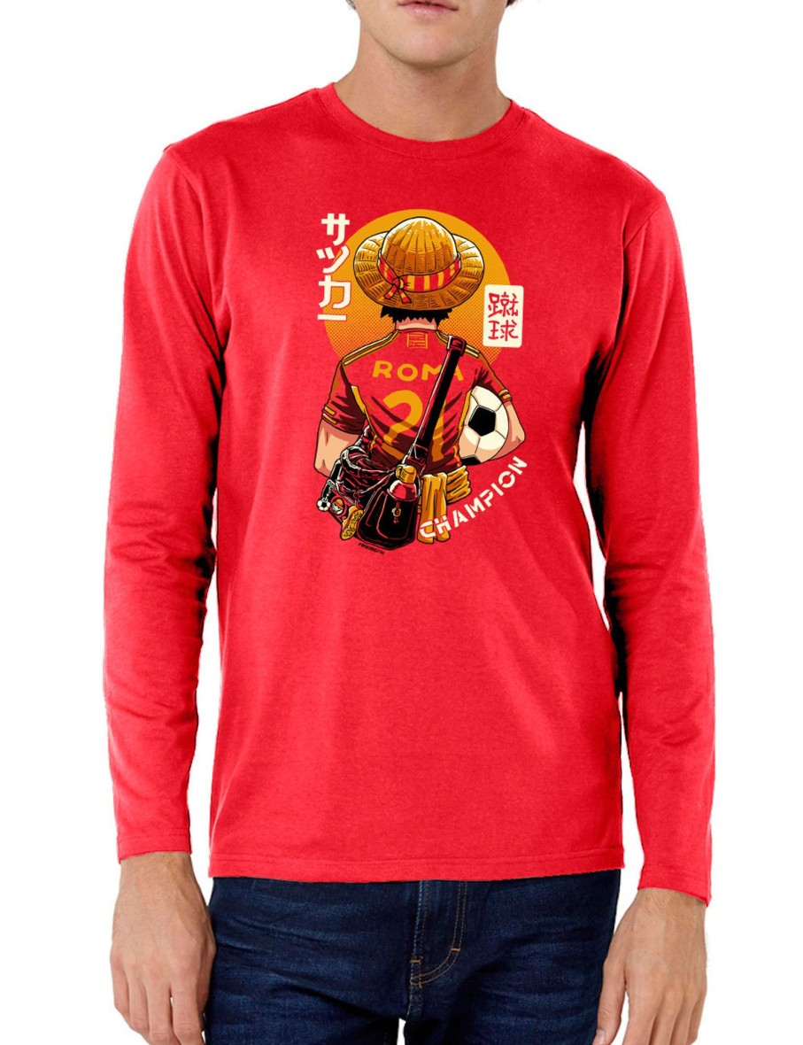 Friking Soccer Capitan | Camisetas Manga Larga Hombre