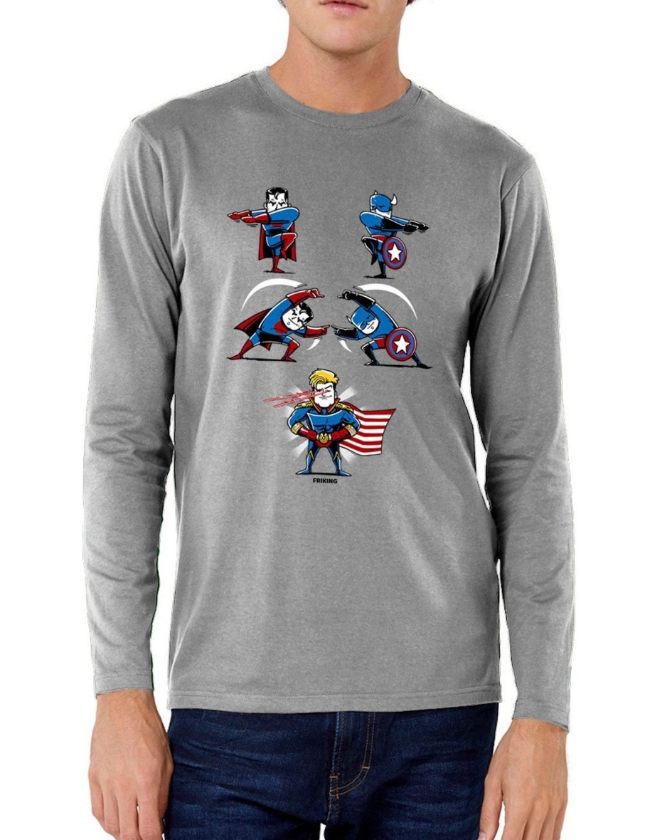 Friking Patriot Fusion - 177 | Camisetas Manga Larga Hombre