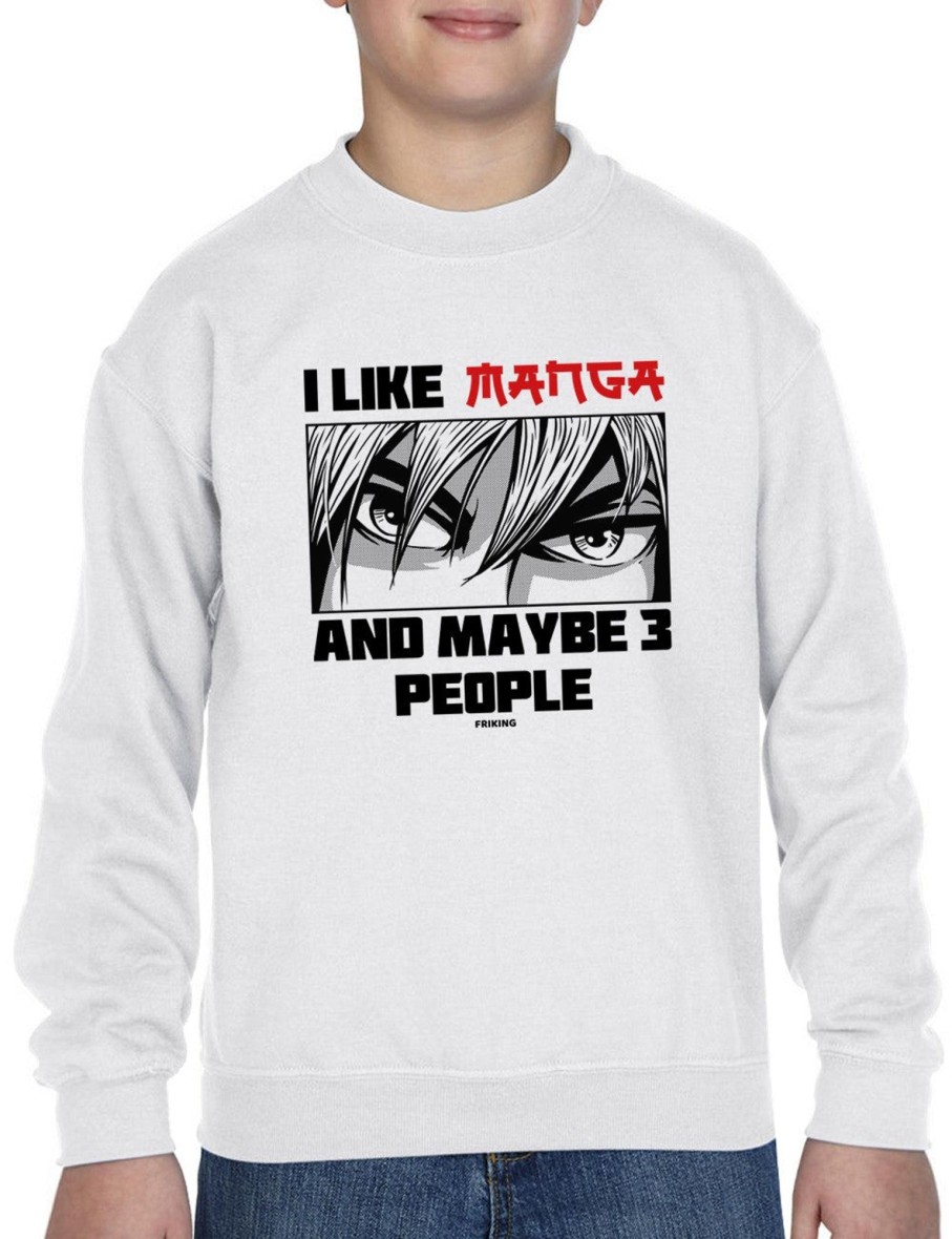 Friking I Like Manga - 364 | Sudaderas Sin Capucha Nino