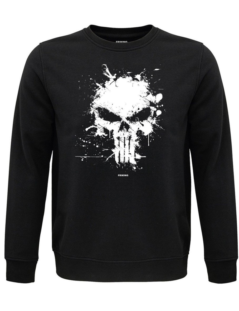 Friking Antihero Skull - 18 | Sudaderas Sin Capucha Uni