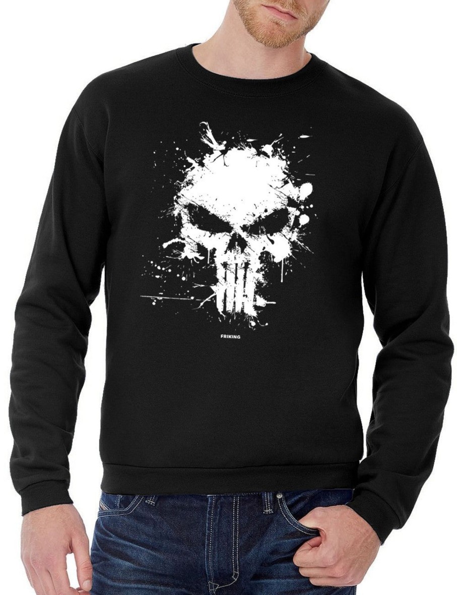 Friking Antihero Skull - 18 | Sudaderas Sin Capucha Uni