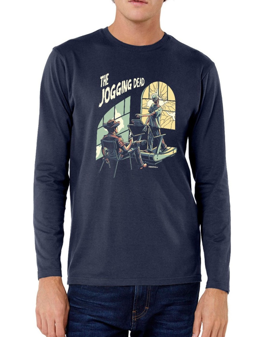 Friking The Jogging Dead - 682 | Camisetas Manga Larga Hombre