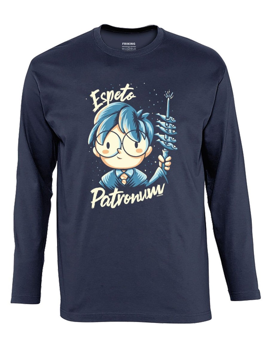 Friking Espeto Patronum - 538 | Camisetas Manga Larga Hombre