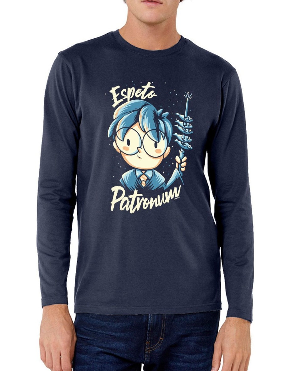 Friking Espeto Patronum - 538 | Camisetas Manga Larga Hombre