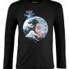 Friking Kanagawa Alien - 266 | Camisetas Manga Larga Nino