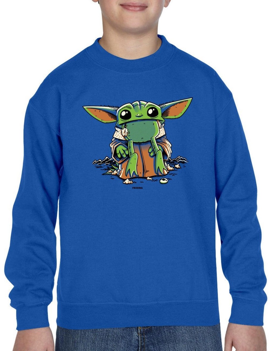 Friking Baby Alien Frog - D 159 | Sudaderas Sin Capucha Nino