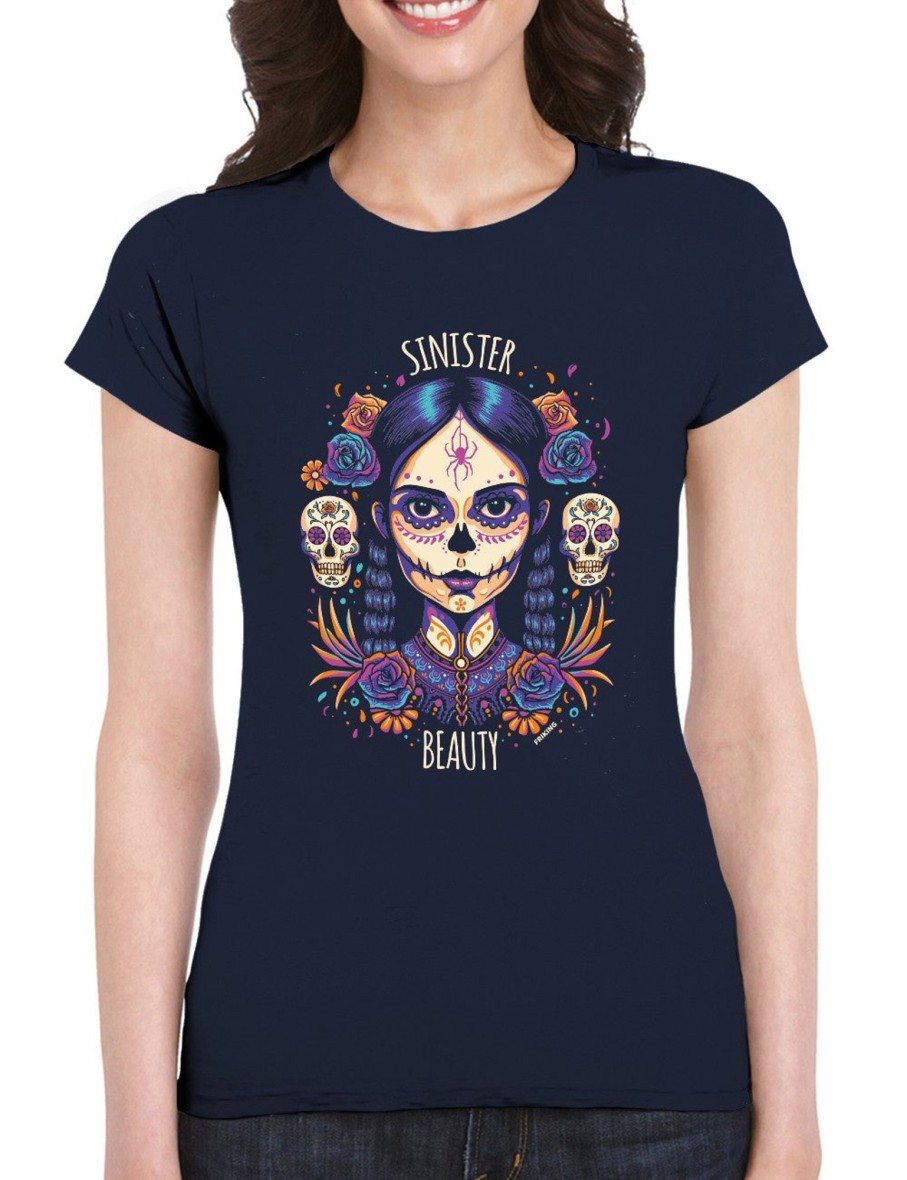 Friking Sinister Beauty - 596 | Camisetas Mujer