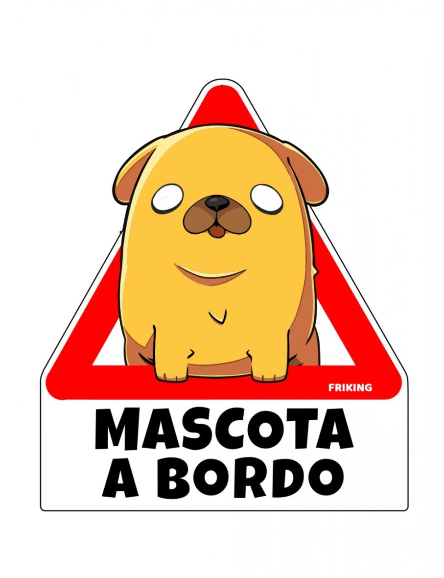 Friking Mascota A Bordo | Vinilos De Coche