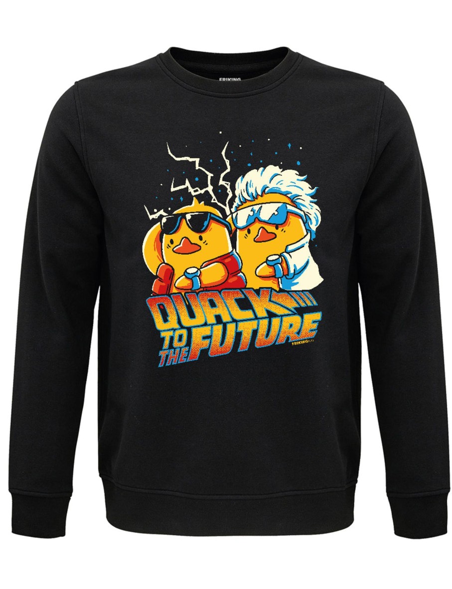 Friking Quack To The Future - 217A | Sudaderas Sin Capucha Uni