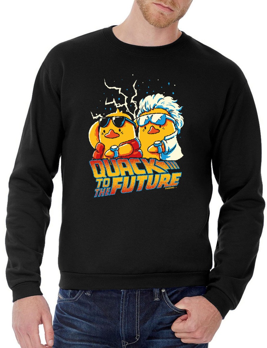 Friking Quack To The Future - 217A | Sudaderas Sin Capucha Uni