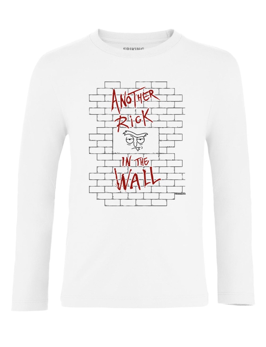 Friking Rick In The Wall - 294A | Camisetas Manga Larga Nino