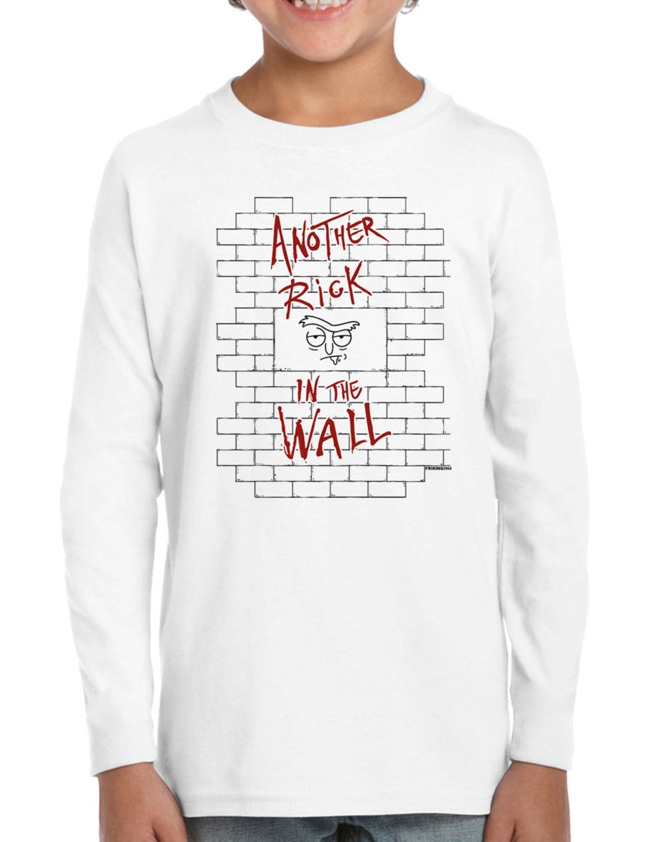 Friking Rick In The Wall - 294A | Camisetas Manga Larga Nino