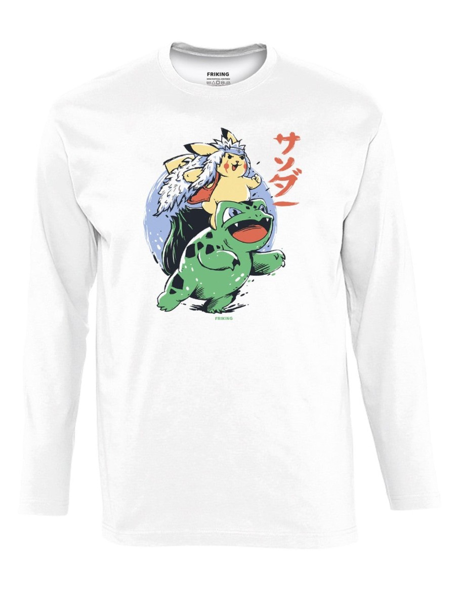 Friking Frog Rider - 293 | Camisetas Manga Larga Hombre