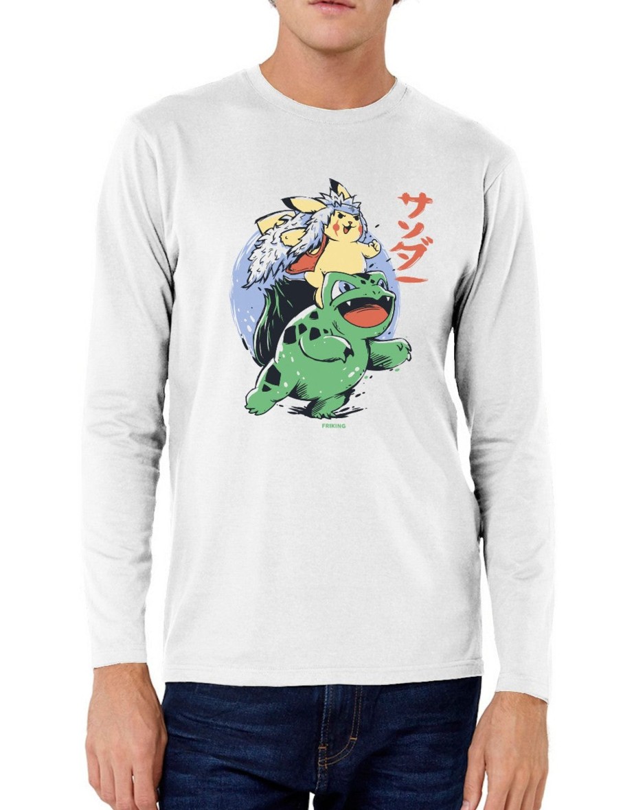 Friking Frog Rider - 293 | Camisetas Manga Larga Hombre