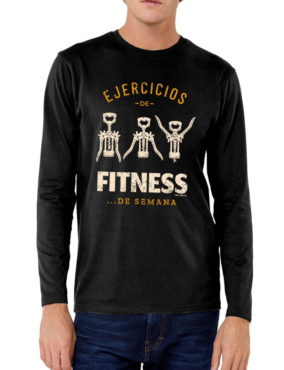 Friking Fitness De Semana - 311A | Camisetas Manga Larga Hombre