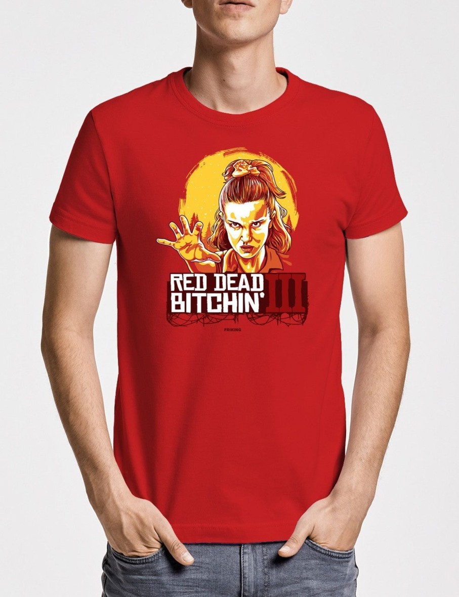 Friking Red Dead Bitchin' 3 - 135 | Camisetas Hombre