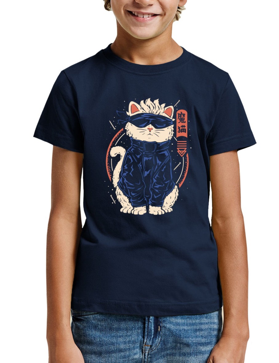 Friking Sorcerer Cat - 263A | Camisetas Nino