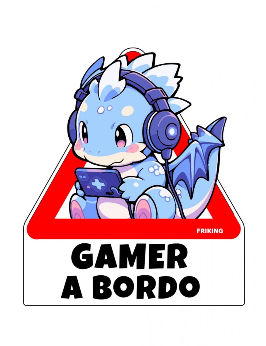 Friking Gamer A Bordo | Vinilos De Coche