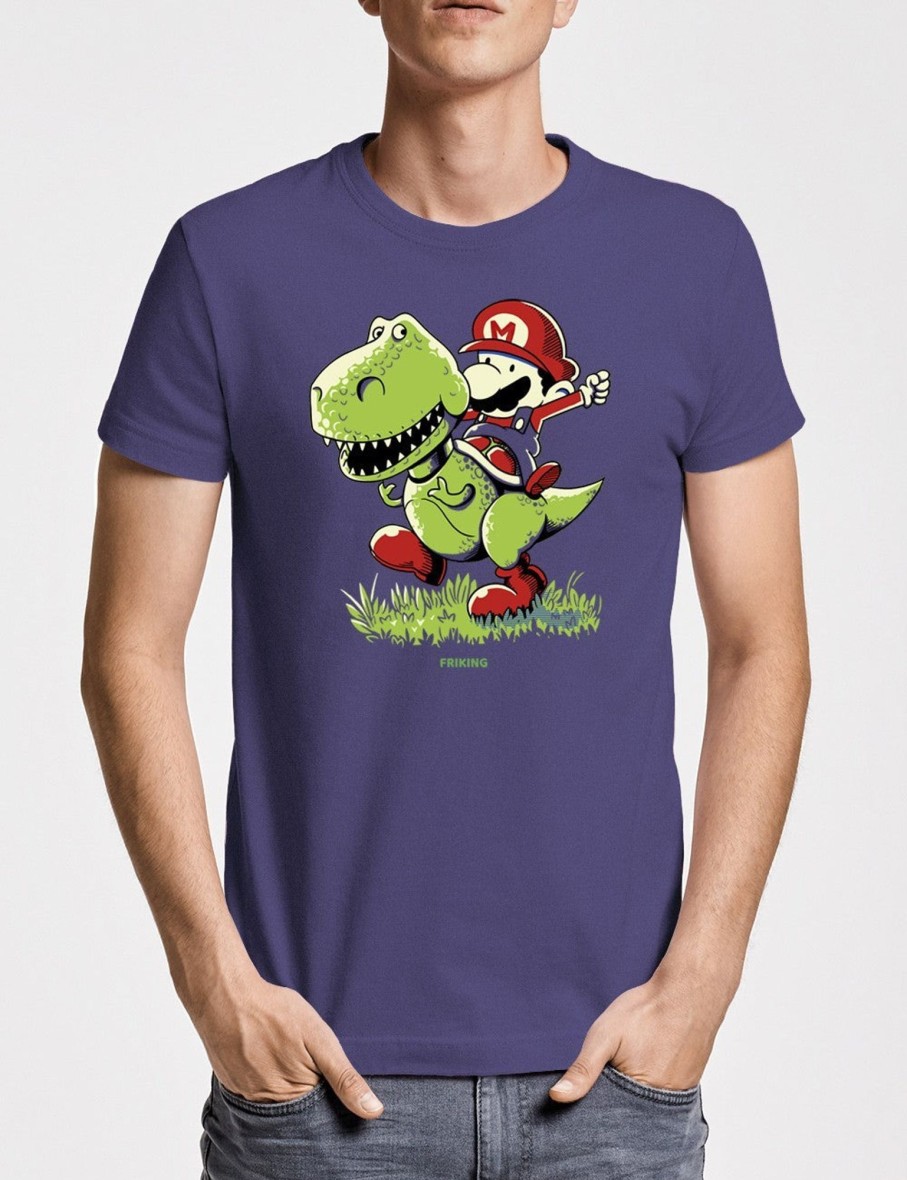 Friking Riding A Rex - D 90 | Camisetas Hombre