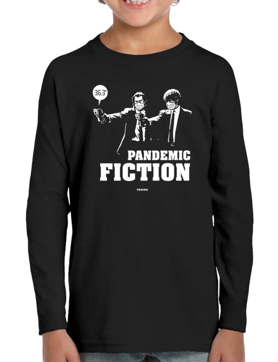 Friking Pandemic Fiction - 86 | Camisetas Manga Larga Nino