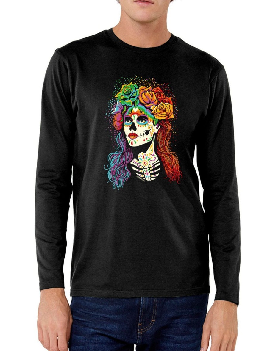 Friking Catrina Rainbow - 686 | Camisetas Manga Larga Hombre