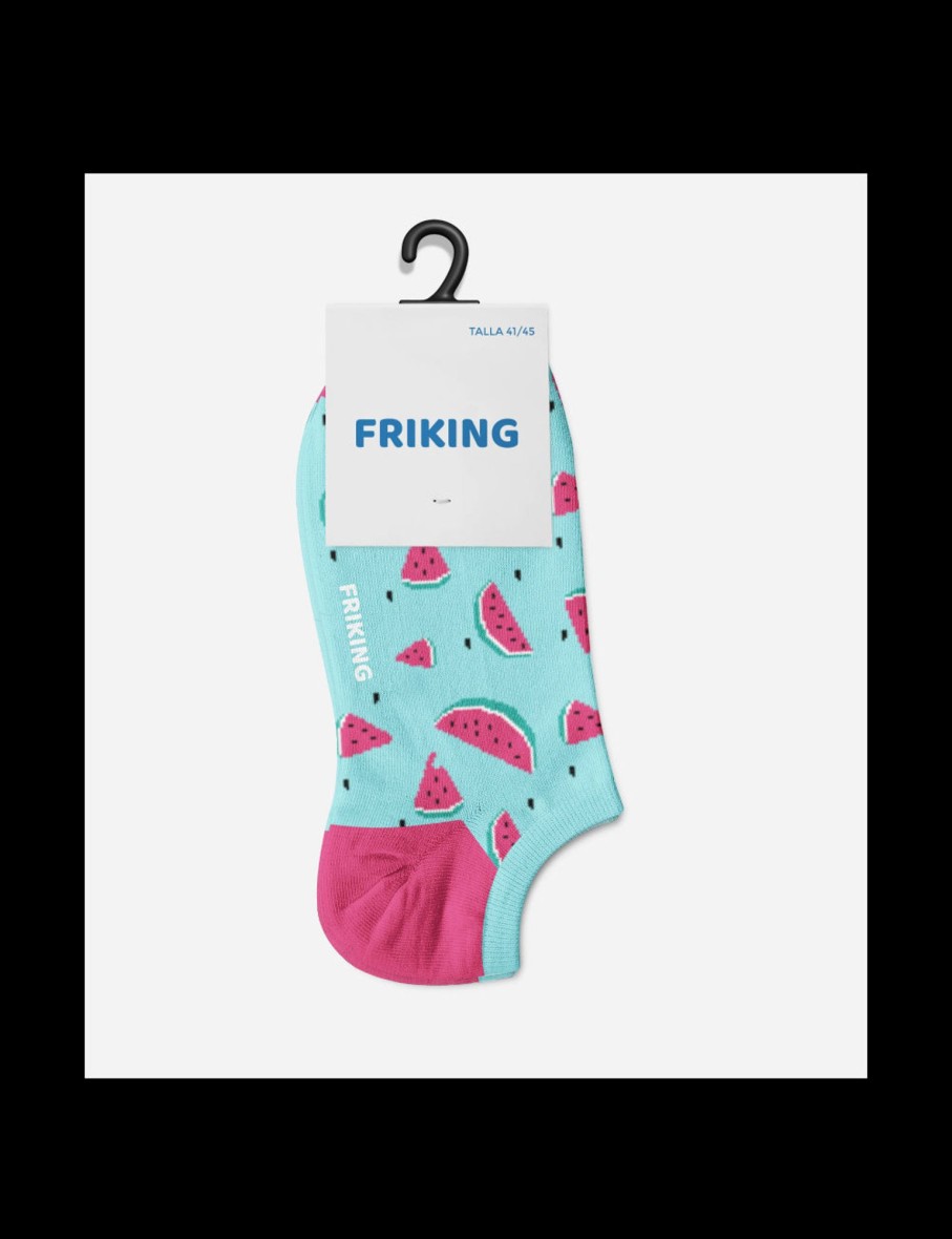 Friking Calcetines Cortos Friking - Modelo Watermelon | Calcetines