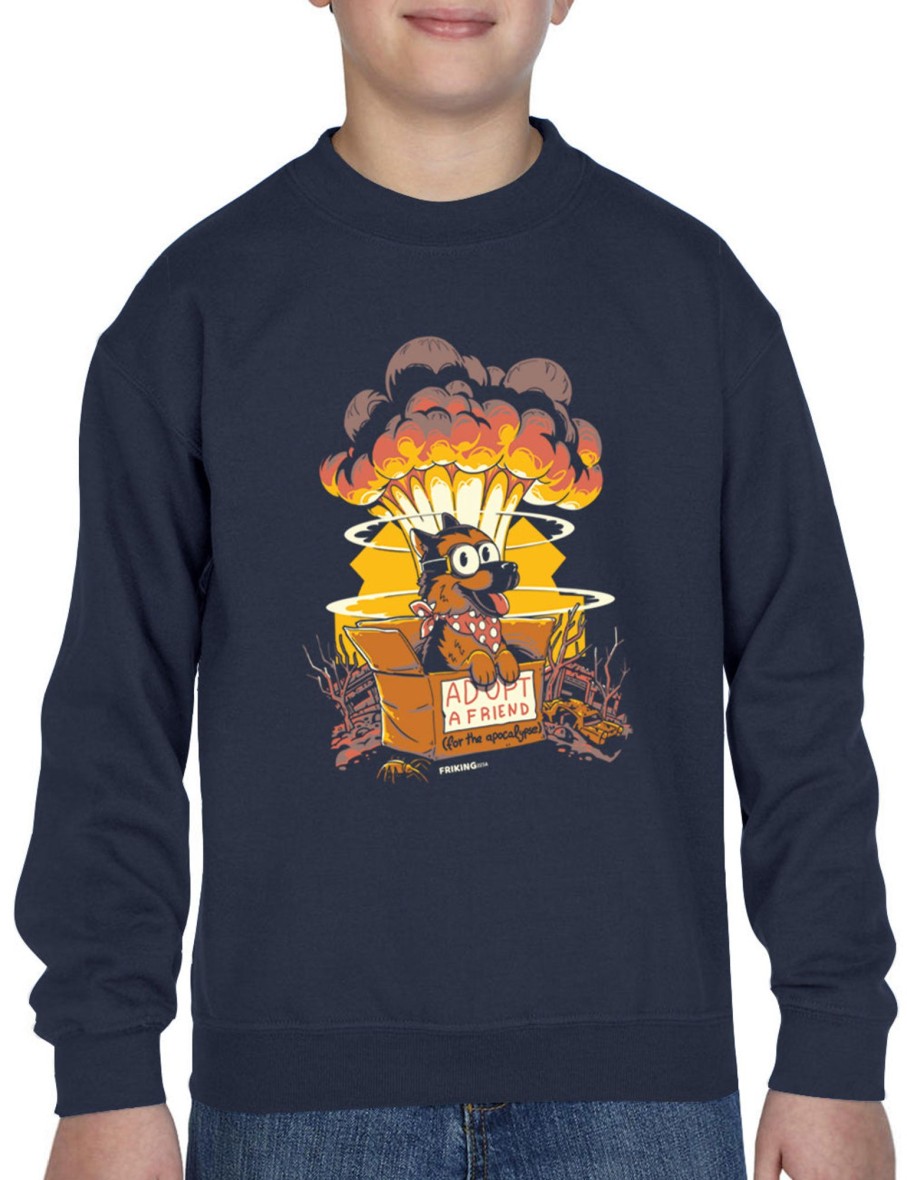 Friking Nuke Dog - 223A | Sudaderas Sin Capucha Nino