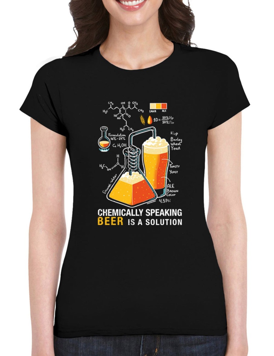 Friking Beer Is A Solution - 306A | Camisetas Mujer