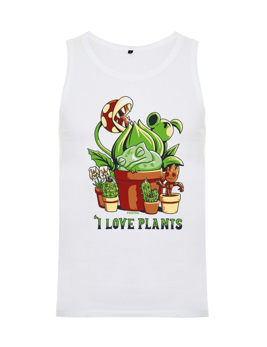 Friking I Love Plants - 563 | Camisetas De Tirantes