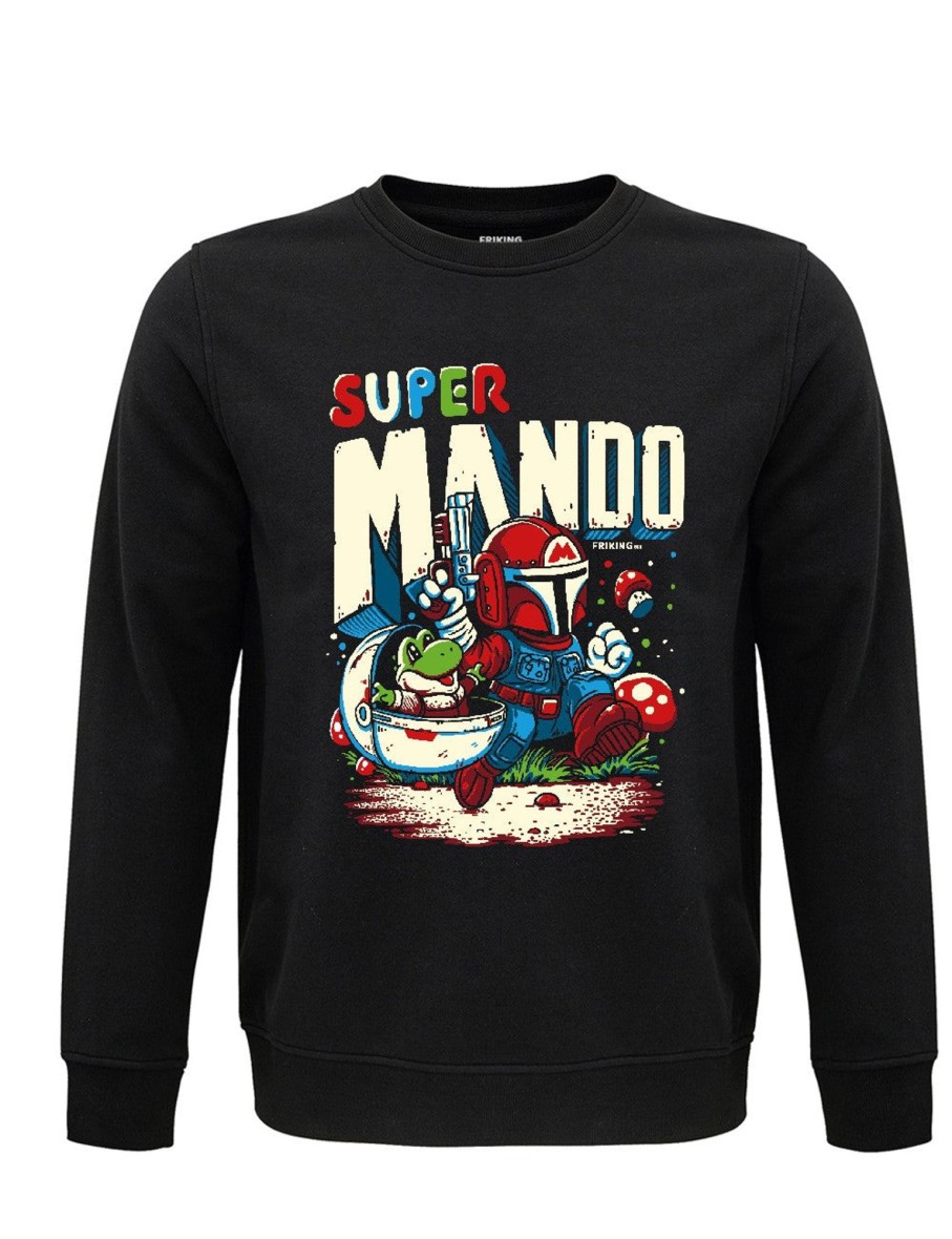 Friking Super Mando - 651 | Sudaderas Sin Capucha Nino