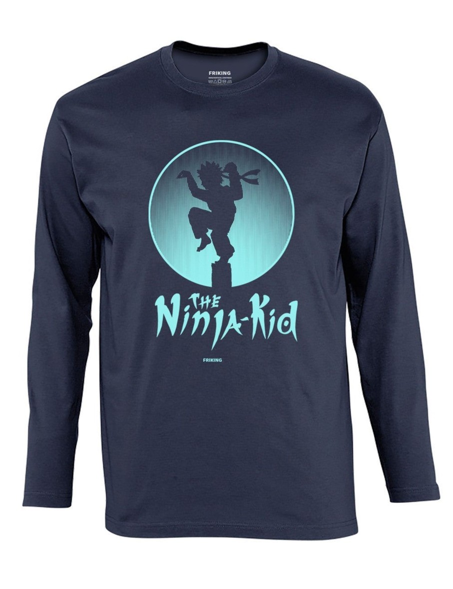 Friking Ninja Kid - 113 | Camisetas Manga Larga Hombre