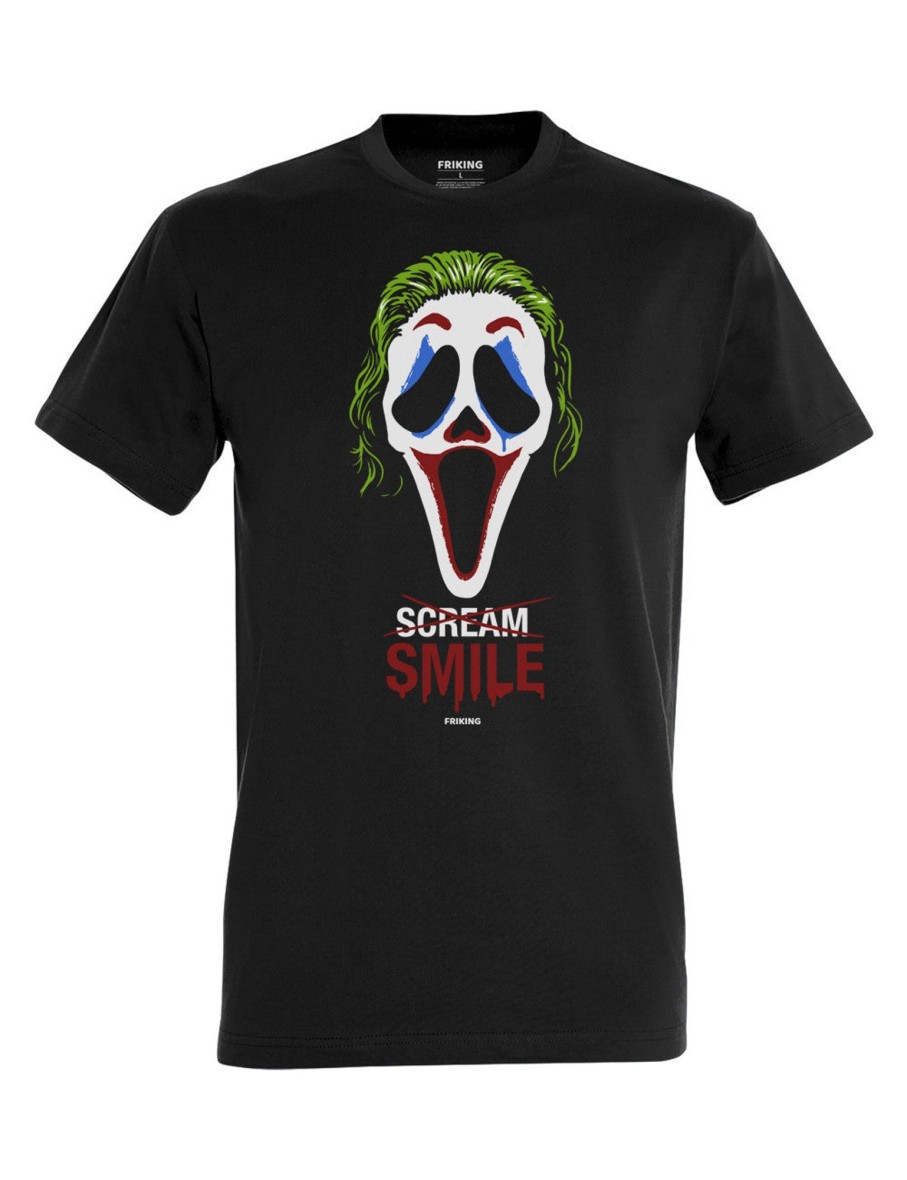 Friking Just Smile | Camisetas Tallas Grandes