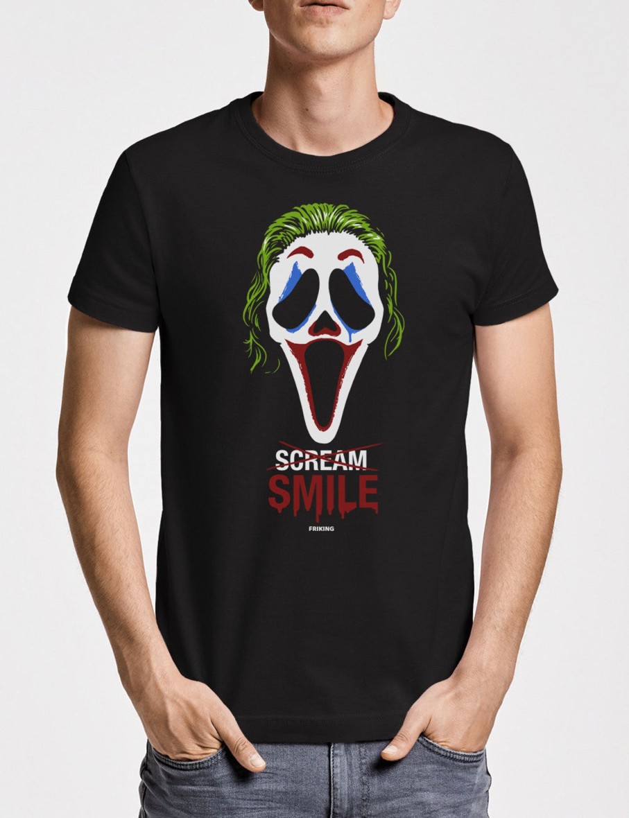 Friking Just Smile | Camisetas Tallas Grandes