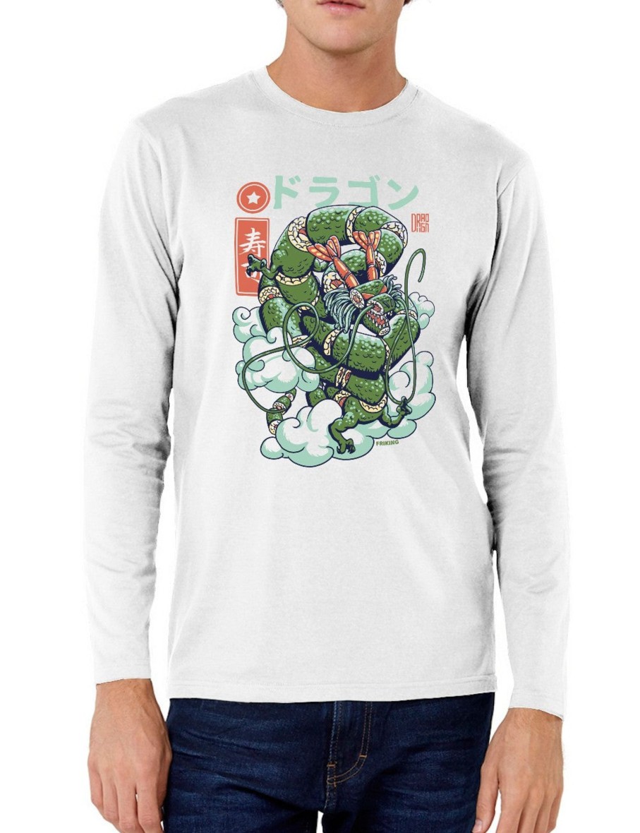 Friking Dragon Of Sushi - 171 | Camisetas Manga Larga Hombre