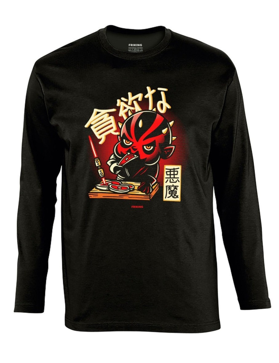 Friking Chibi Demon - 228 | Camisetas Manga Larga Hombre