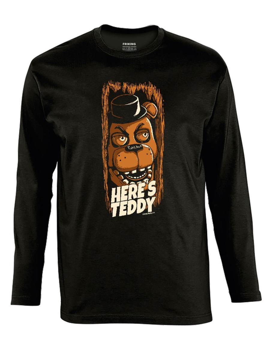 Friking Here´S Teddy - 216A | Camisetas Manga Larga Hombre