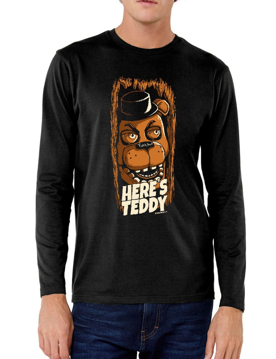 Friking Here´S Teddy - 216A | Camisetas Manga Larga Hombre