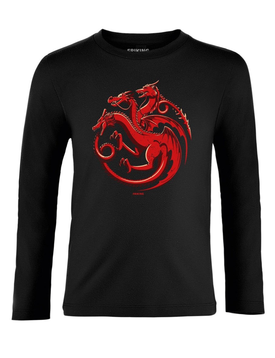 Friking Types Of Dragons - 308 | Camisetas Manga Larga Nino