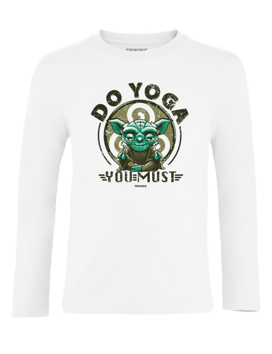 Friking Do Yoga You Must - D 93 | Camisetas Manga Larga Nino