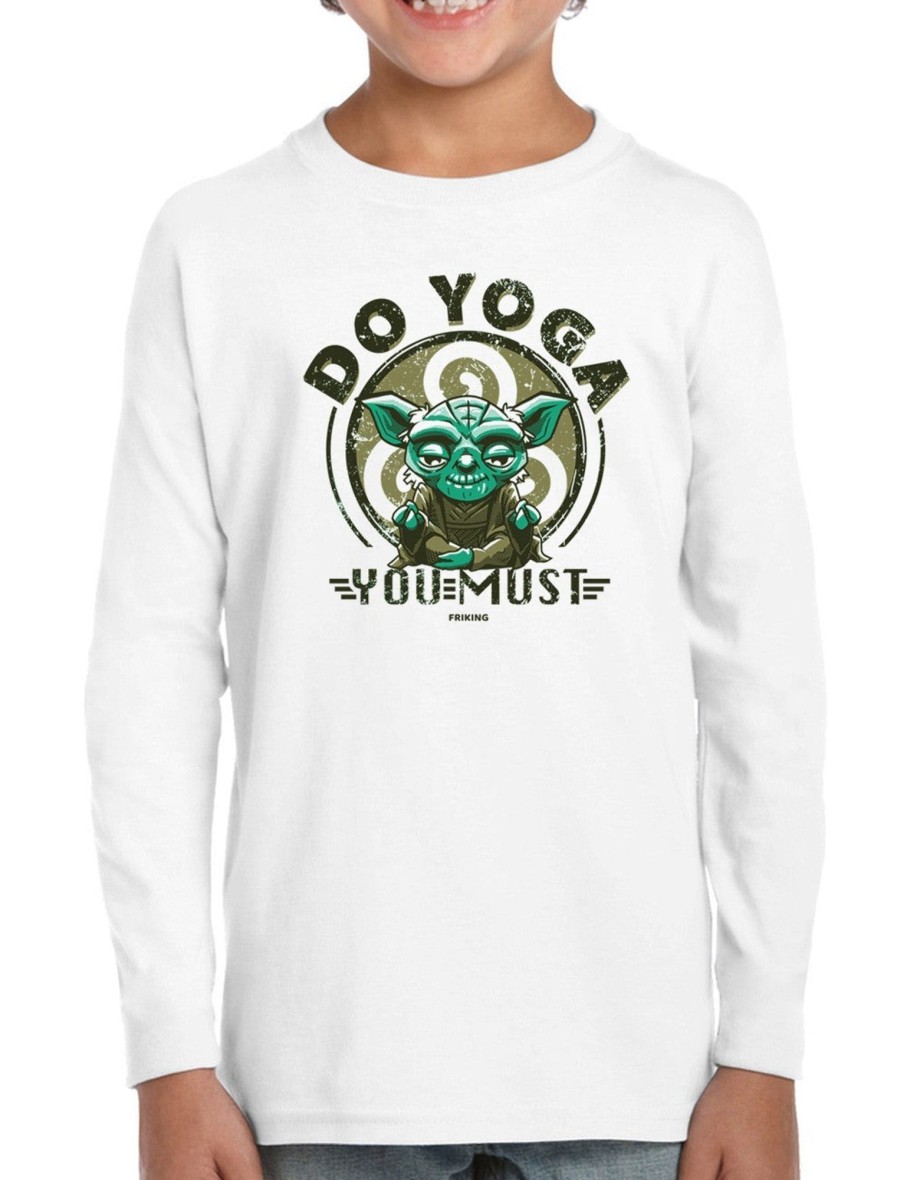 Friking Do Yoga You Must - D 93 | Camisetas Manga Larga Nino