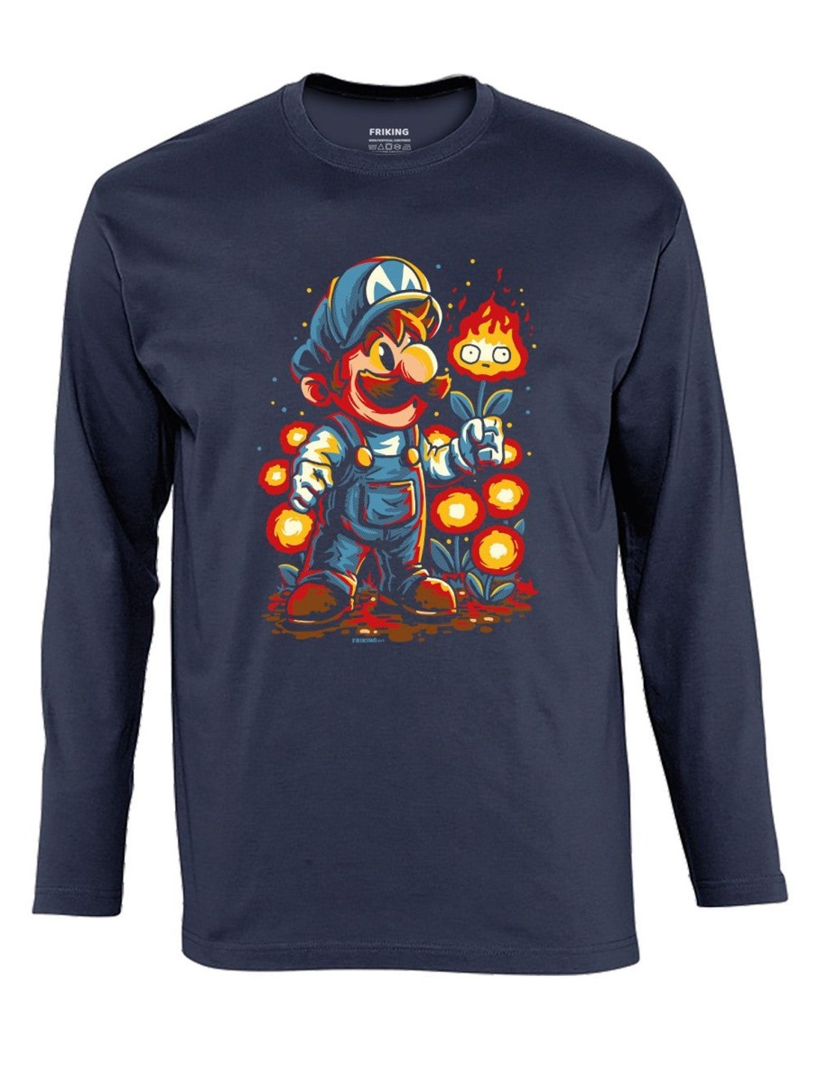 Friking Calciflower - 677 | Camisetas Manga Larga Hombre