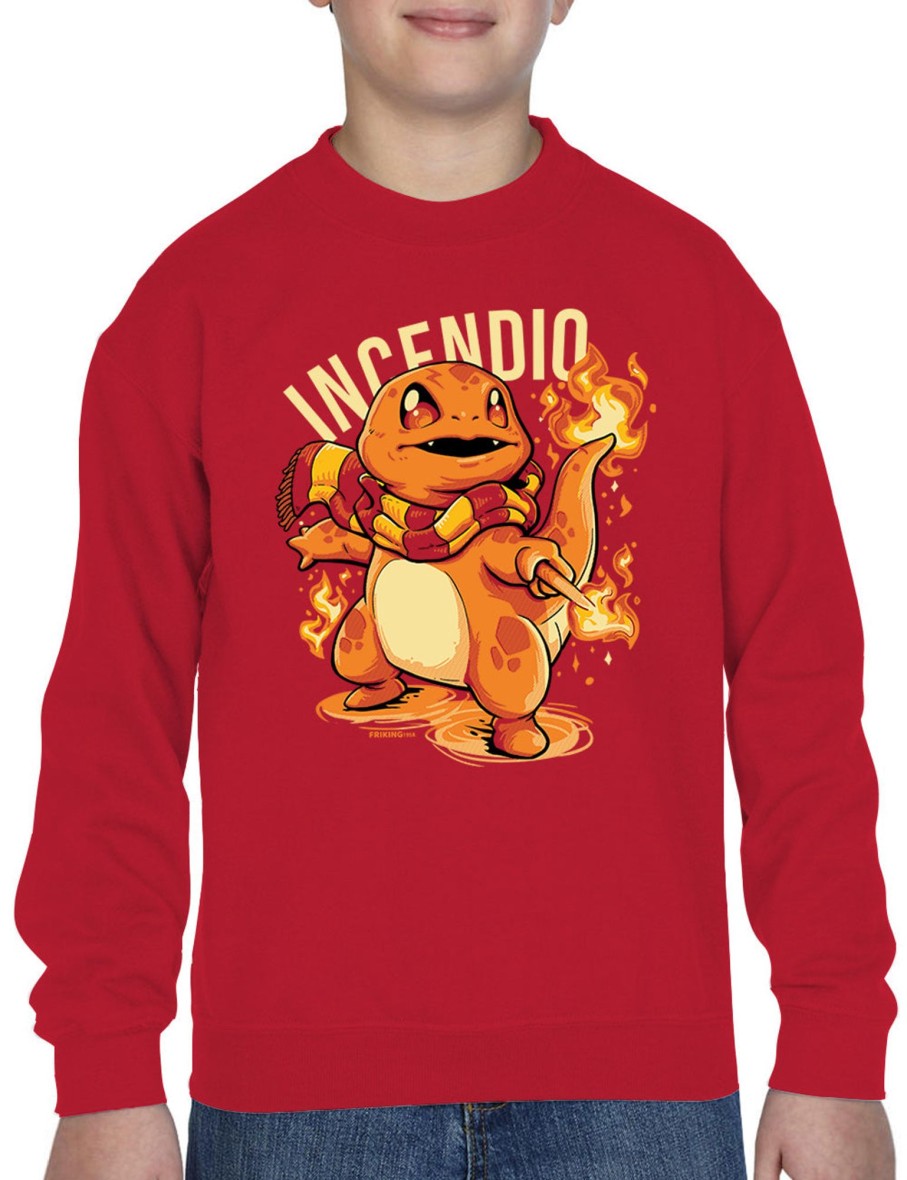 Friking Fire Wizard Monster - 195A | Sudaderas Sin Capucha Nino