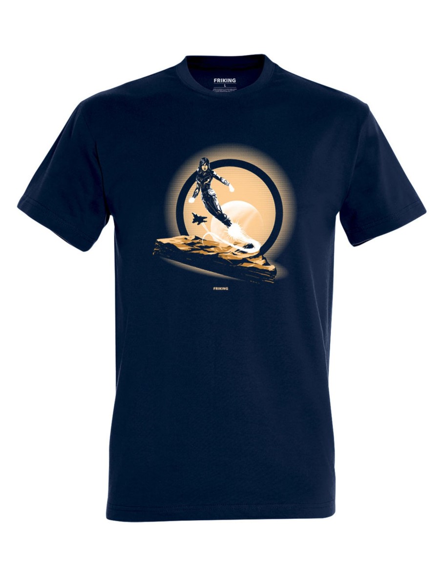 Friking Shadow Flying Girl | Camisetas Tallas Grandes