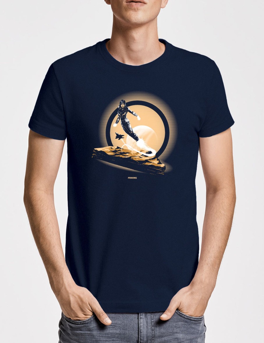 Friking Shadow Flying Girl | Camisetas Tallas Grandes