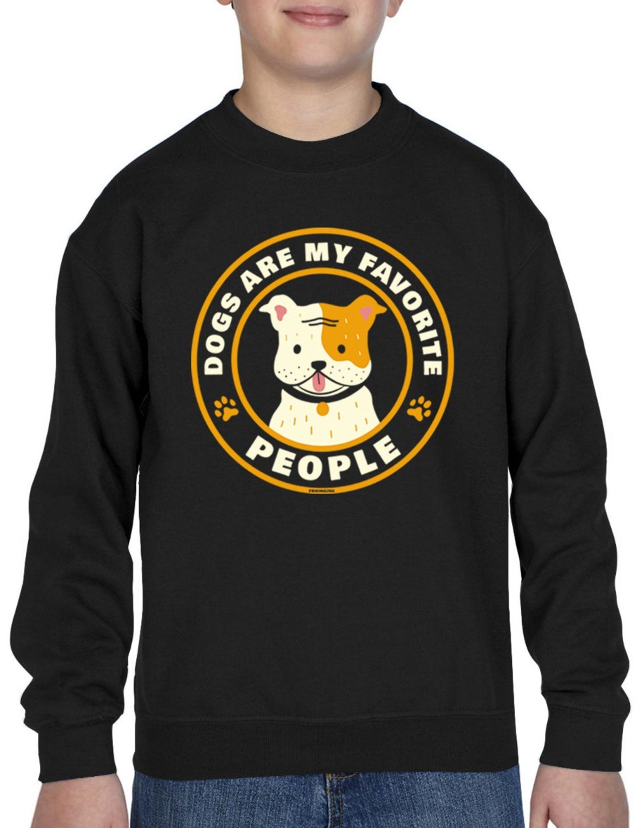 Friking Dogs Are My Favorite People - 298A | Sudaderas Sin Capucha Nino