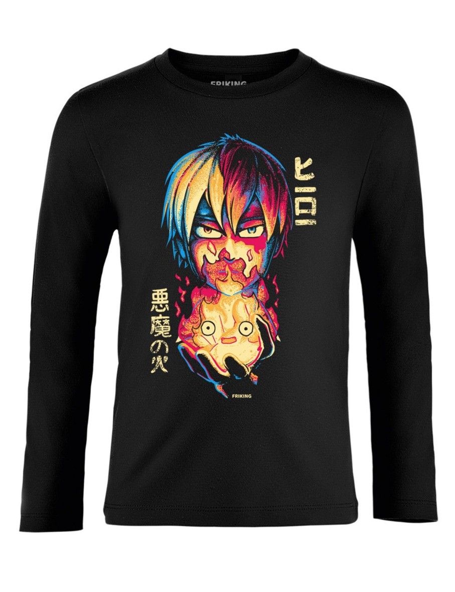 Friking Fire In My Hand - 274 | Camisetas Manga Larga Nino