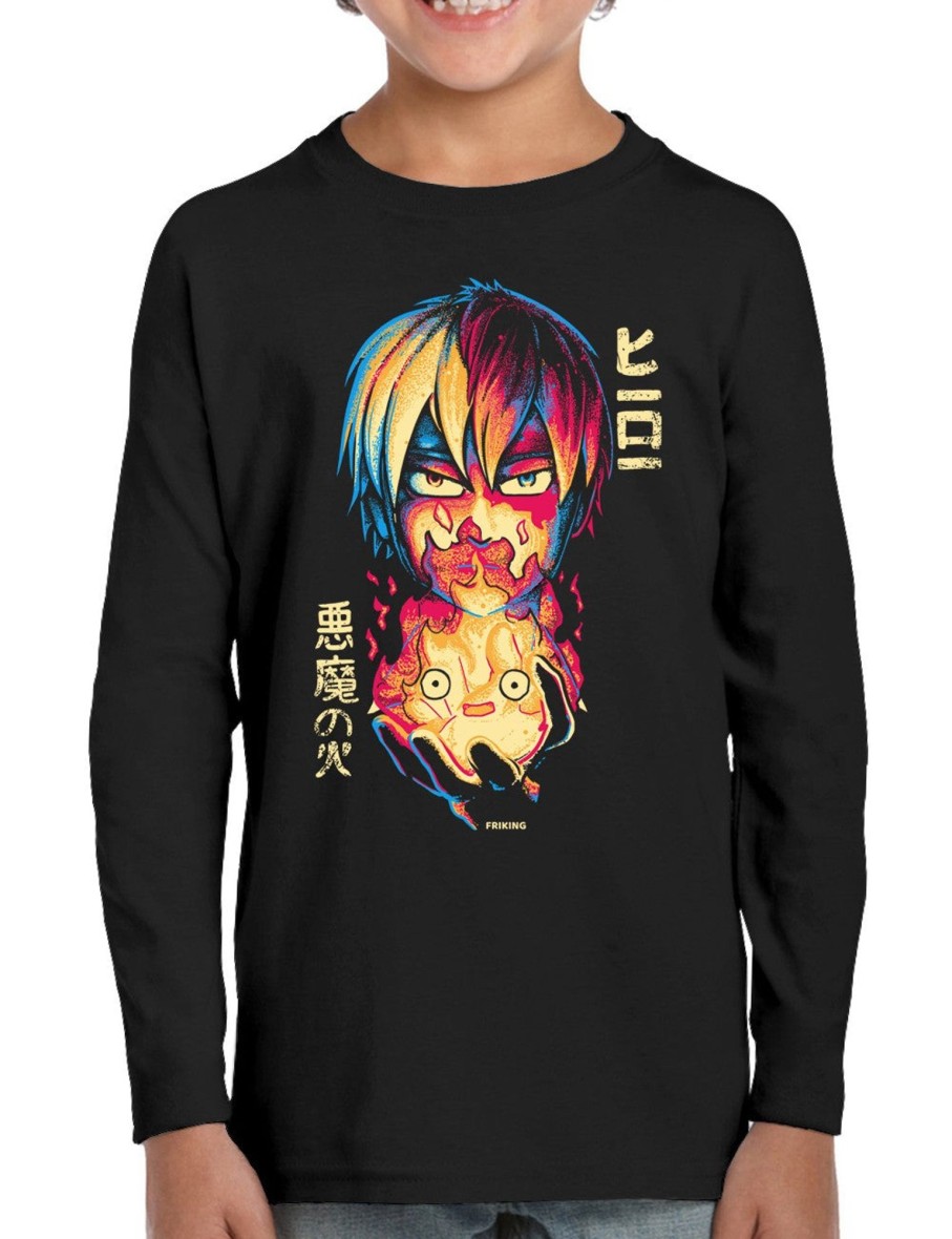 Friking Fire In My Hand - 274 | Camisetas Manga Larga Nino